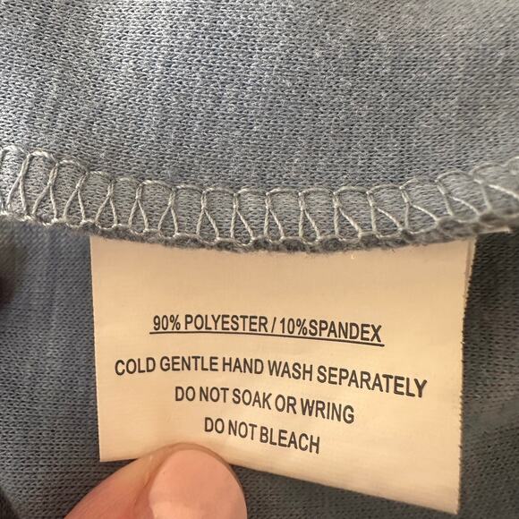 Hello Molly "From Zero" Midi Dress in Ocean Blue XL EUC - Picture 8 of 9